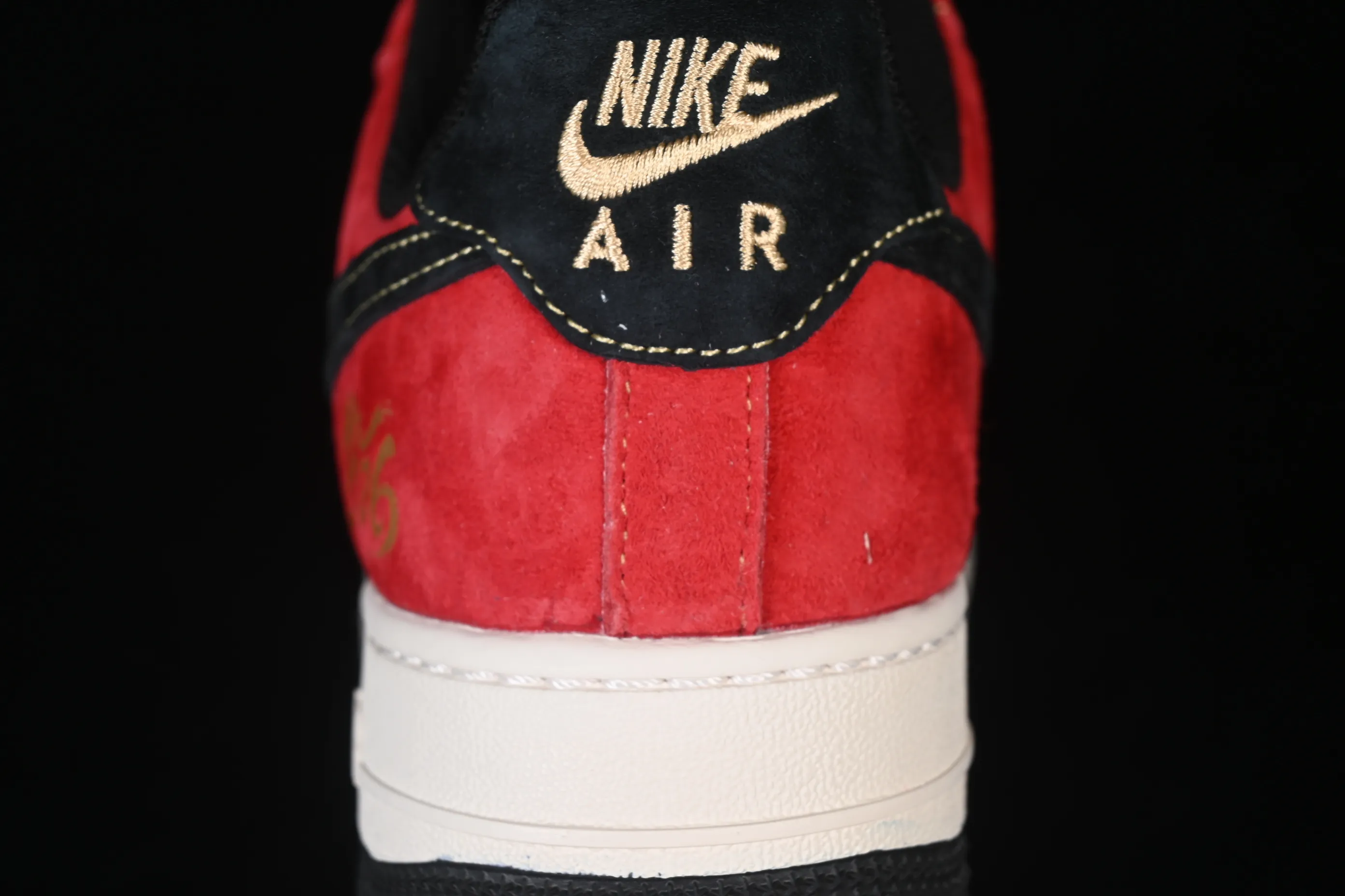 All categories Nk Air Force 1 Air Force series Nk Air Force 1 Low Air Force low-top Nike Air Force 1'07 Low Year of the Horse limited edition Beige, black and red contrast Air Force 1 low-top casual sneakers QW5288-131